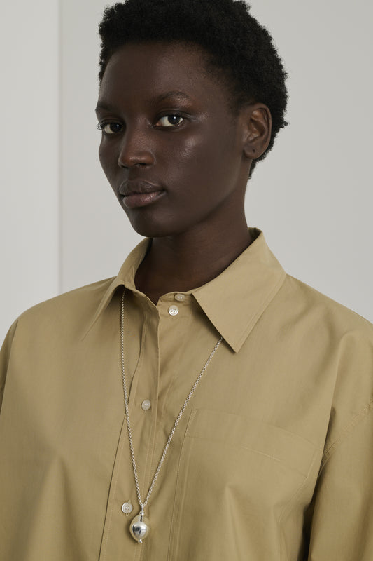 Chemise Carlotta - Beige Foncé - Coton - Femme