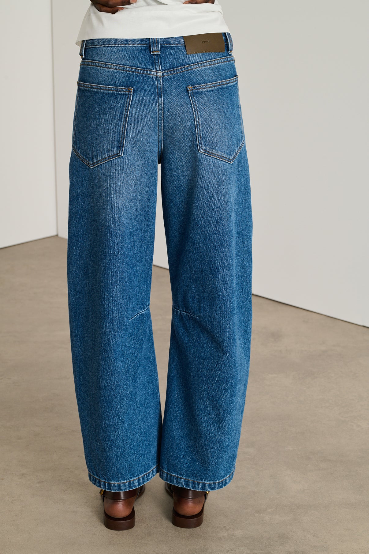 Jean Eliott - Bleu - Coton - Femme vue 4