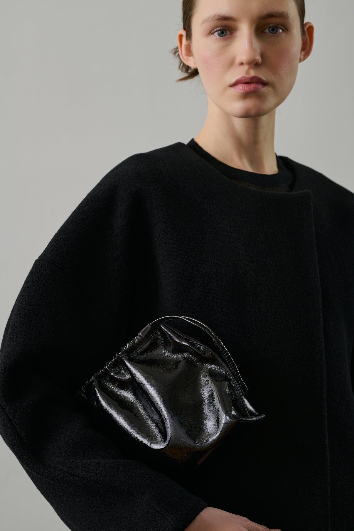 Sac Suzette - Noir - Cuir - Femme vue 2