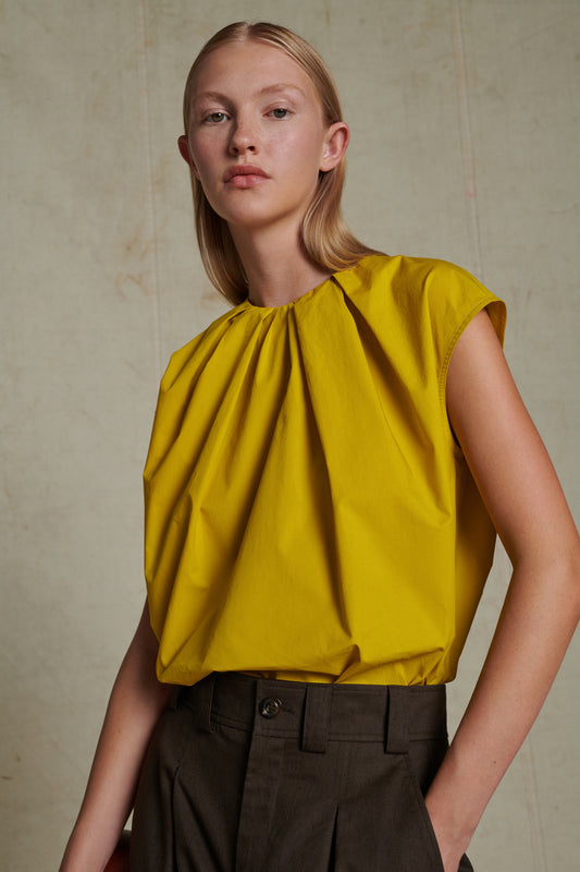 Chemise Annie - Jaune Doré - Coton - Femme