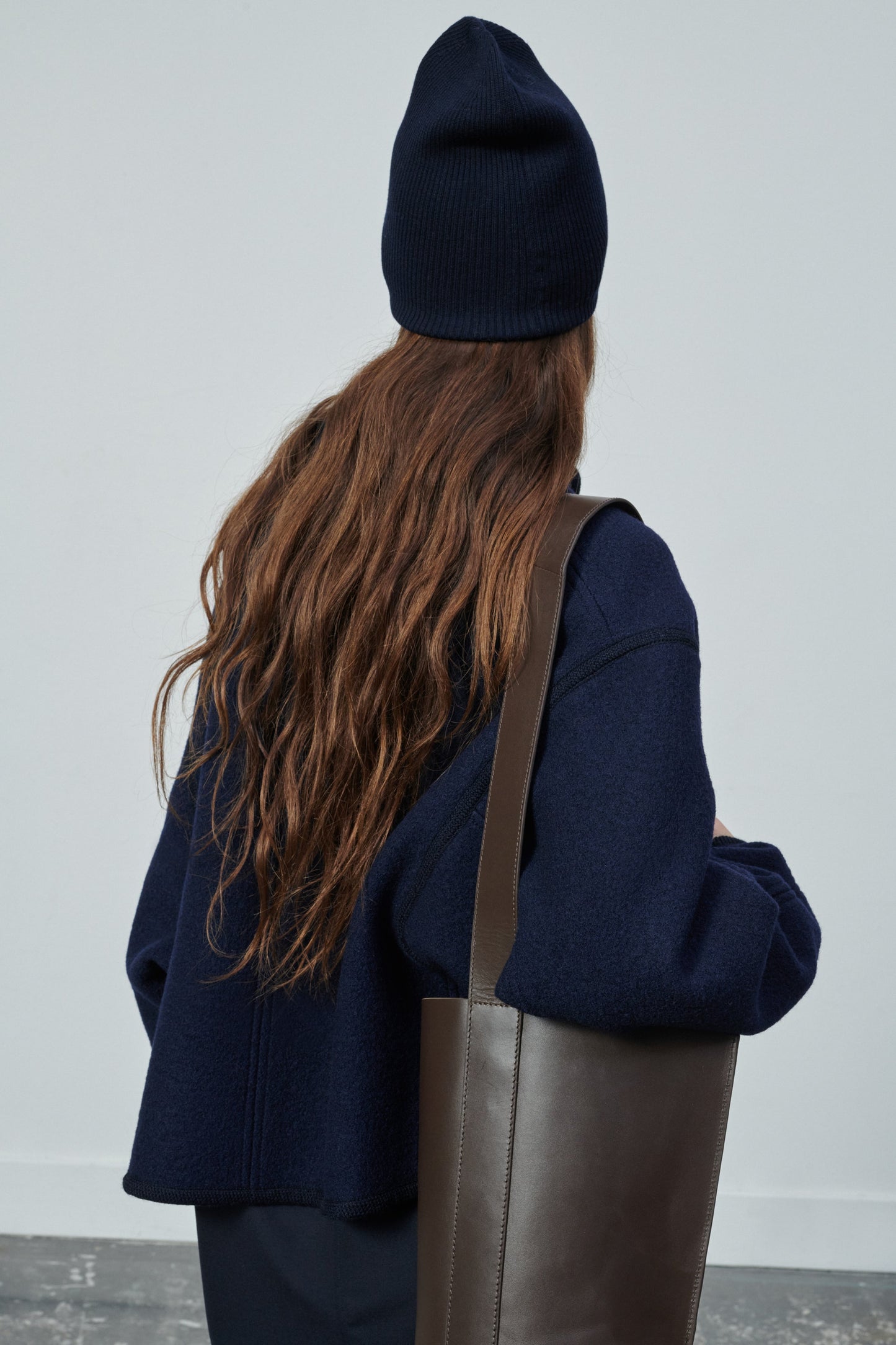VIRGIL NAVY BEANIE
