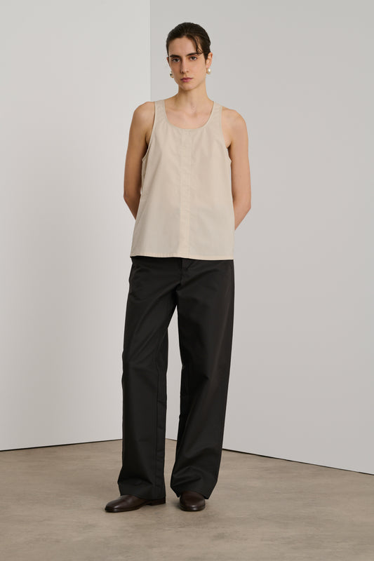 Débardeur Darren - Mastic - Coton - Femme