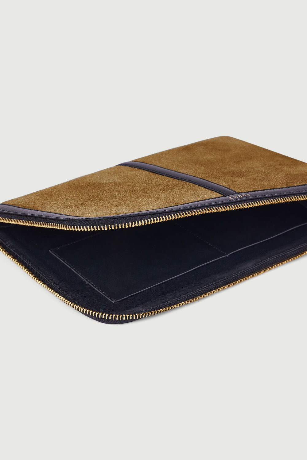 Pochette Doces - Bronze/Noir - Cuir - Femme