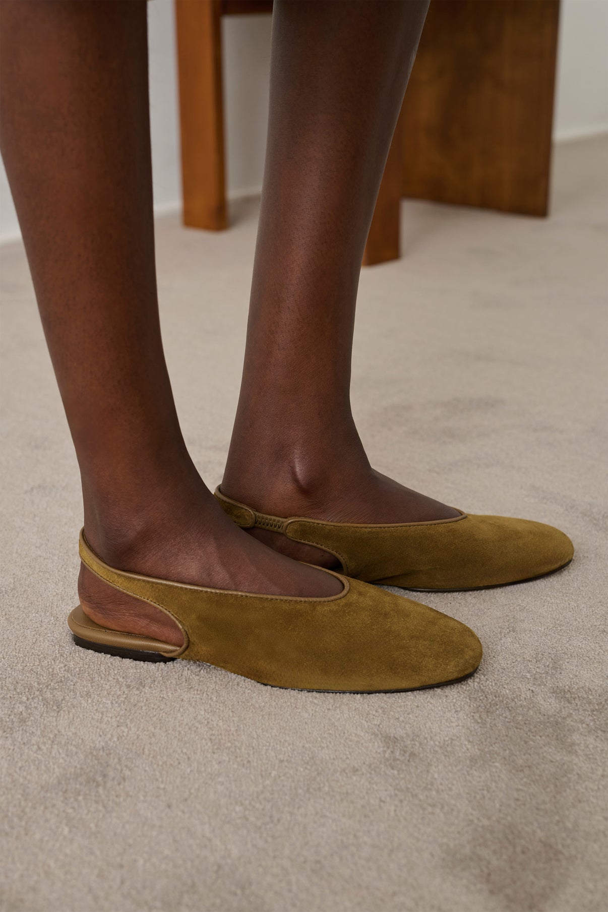 Slingbacks Emmett - Caramel - Cuir - Femme vue 1