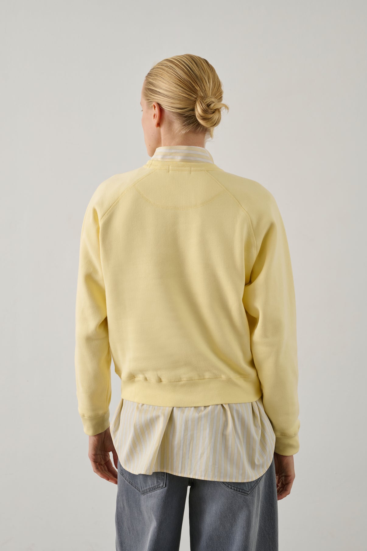 Sweatshirt Artemis - Jaune Pâle - Coton - Femme vue 4