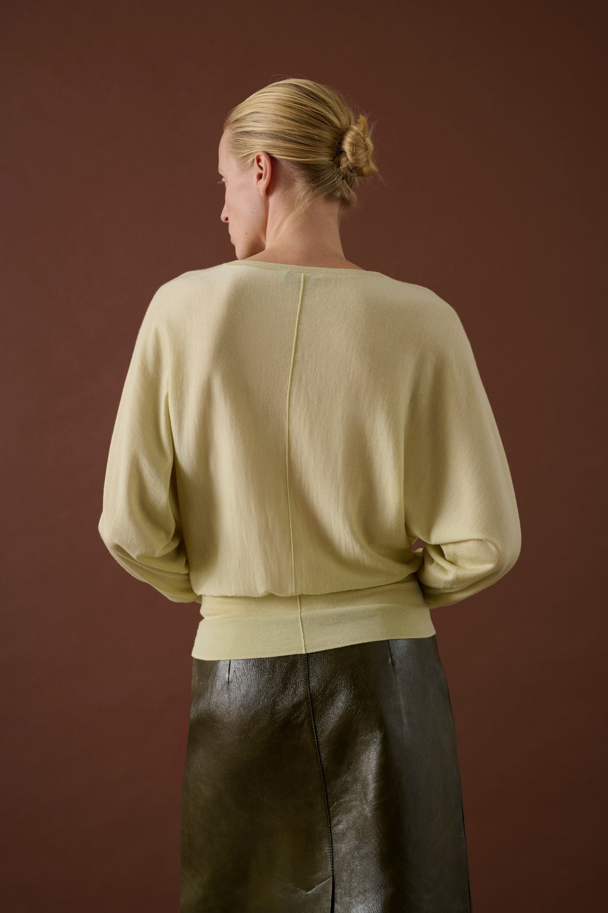 Pull Lina - Écru - Laine - Femme vue 2