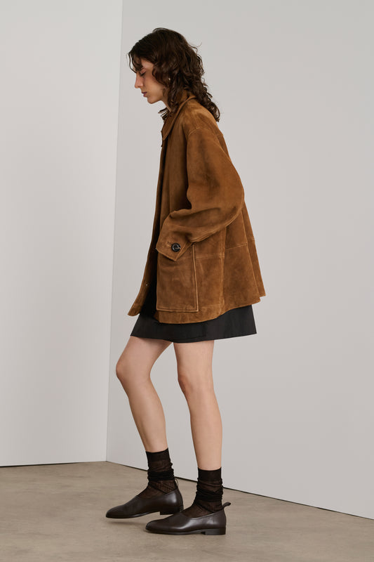Veste Vincenzo - Naturel - Cuir - Femme