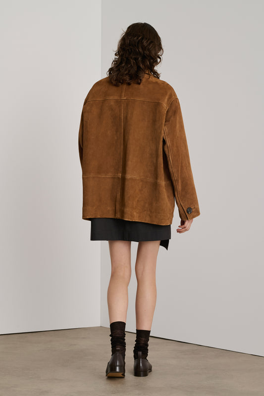 Veste Vincenzo - Naturel - Cuir - Femme