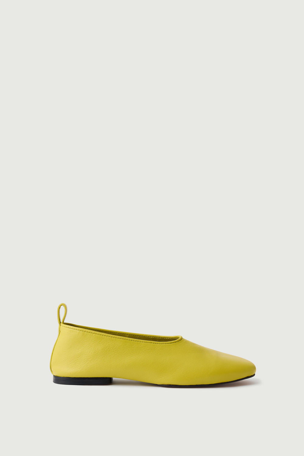 Ballerines Bala - Jaune Néon - Cuir - Femme