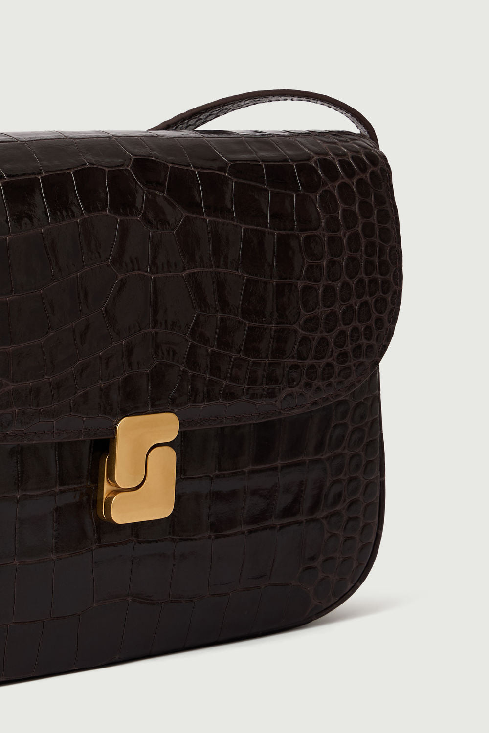 Sac Bellissima Maxi - Marron Foncé - Cuir - Femme vue 4